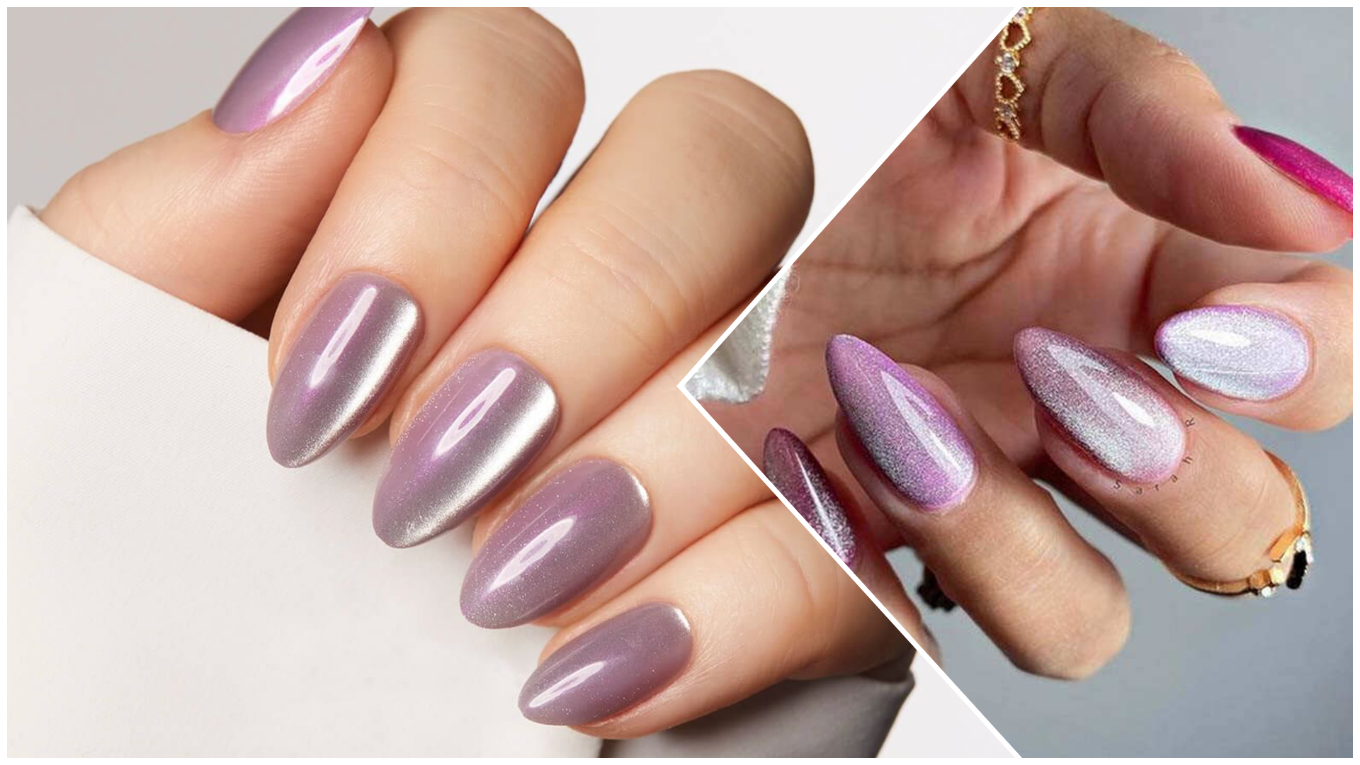Cat eye manicure